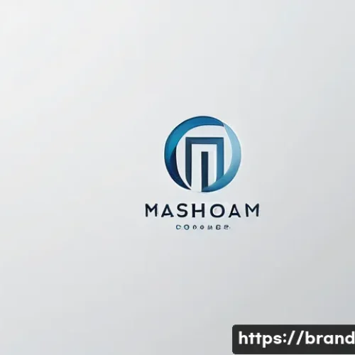 Home 30 브랜드 로고 디자인의 중요성과 트렌드 - A sleek and minimalist brand logo design concept, featuring a clean, simple geometric symbol combine...